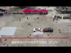 EV Battery Fire Blanket Fire Blanket yang dapat digunakan kembali Electric Car Fire Blanket